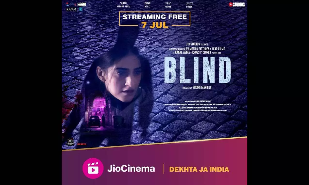 Sonam Kapoor Ahuja’s ‘Blind’ to premiere on JioCinema on July 7