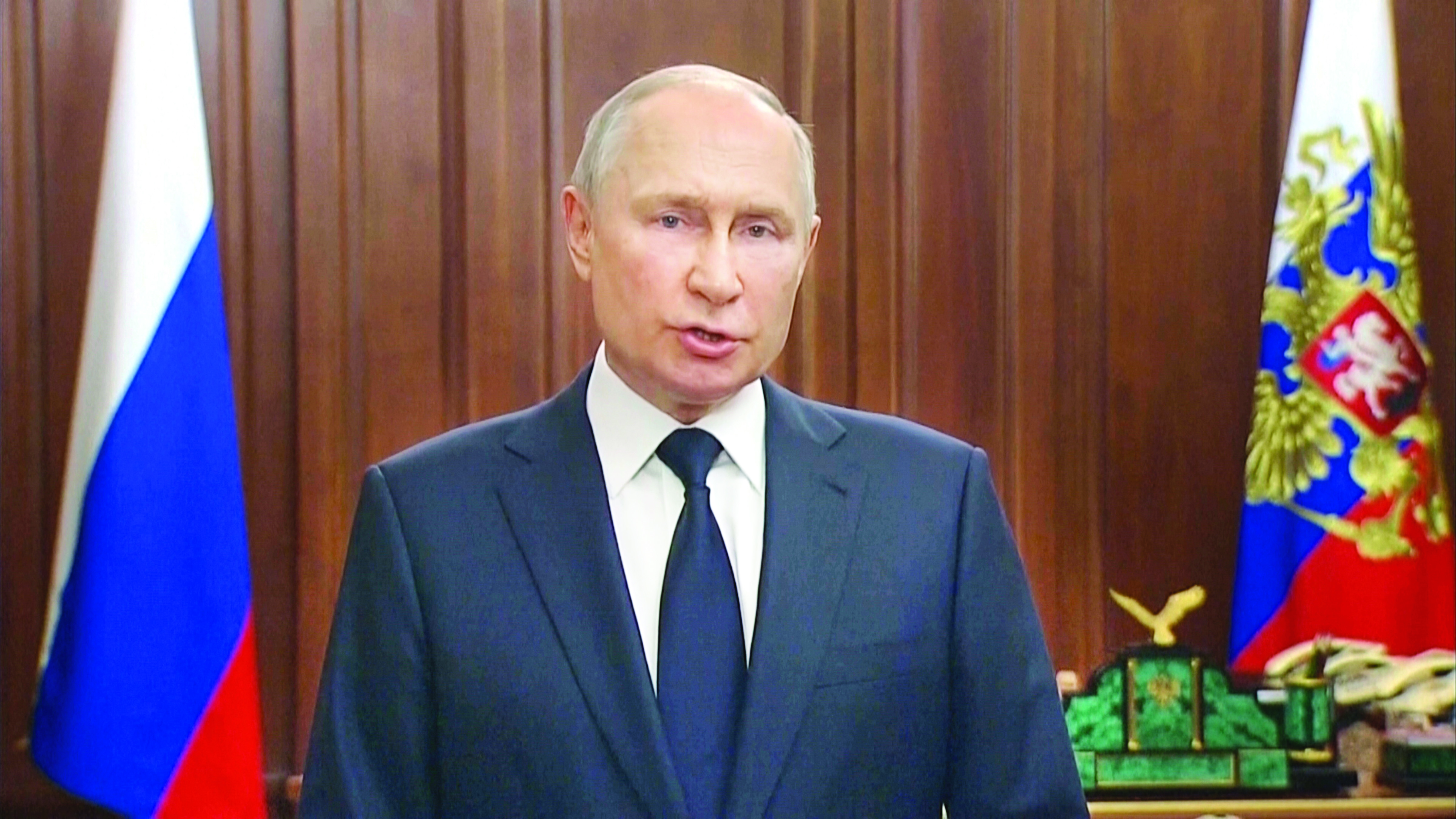 Putin: Aborted rebellion played into the hands of Russia’s enemies