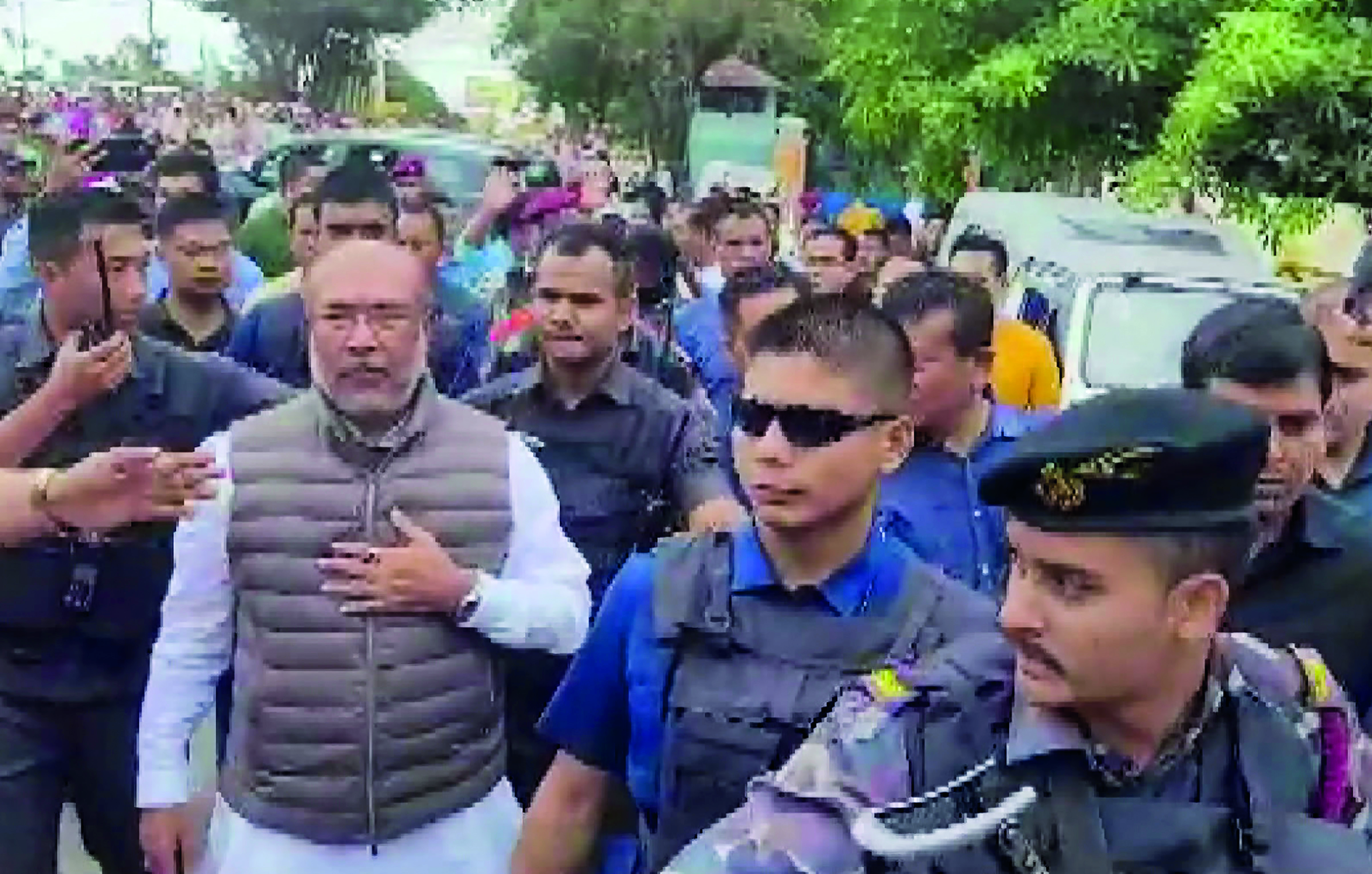 Resignation letter torn, Biren Singh will not step down from CM post Resignation letter torn, Biren Singh will not step down from CM post