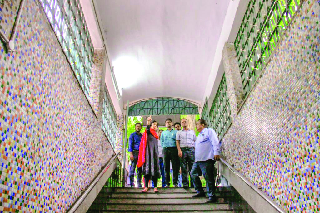 Atishi inspects city subways, directs officials to further improve facilities Atishi inspects city subways, directs officials to further improve facilities