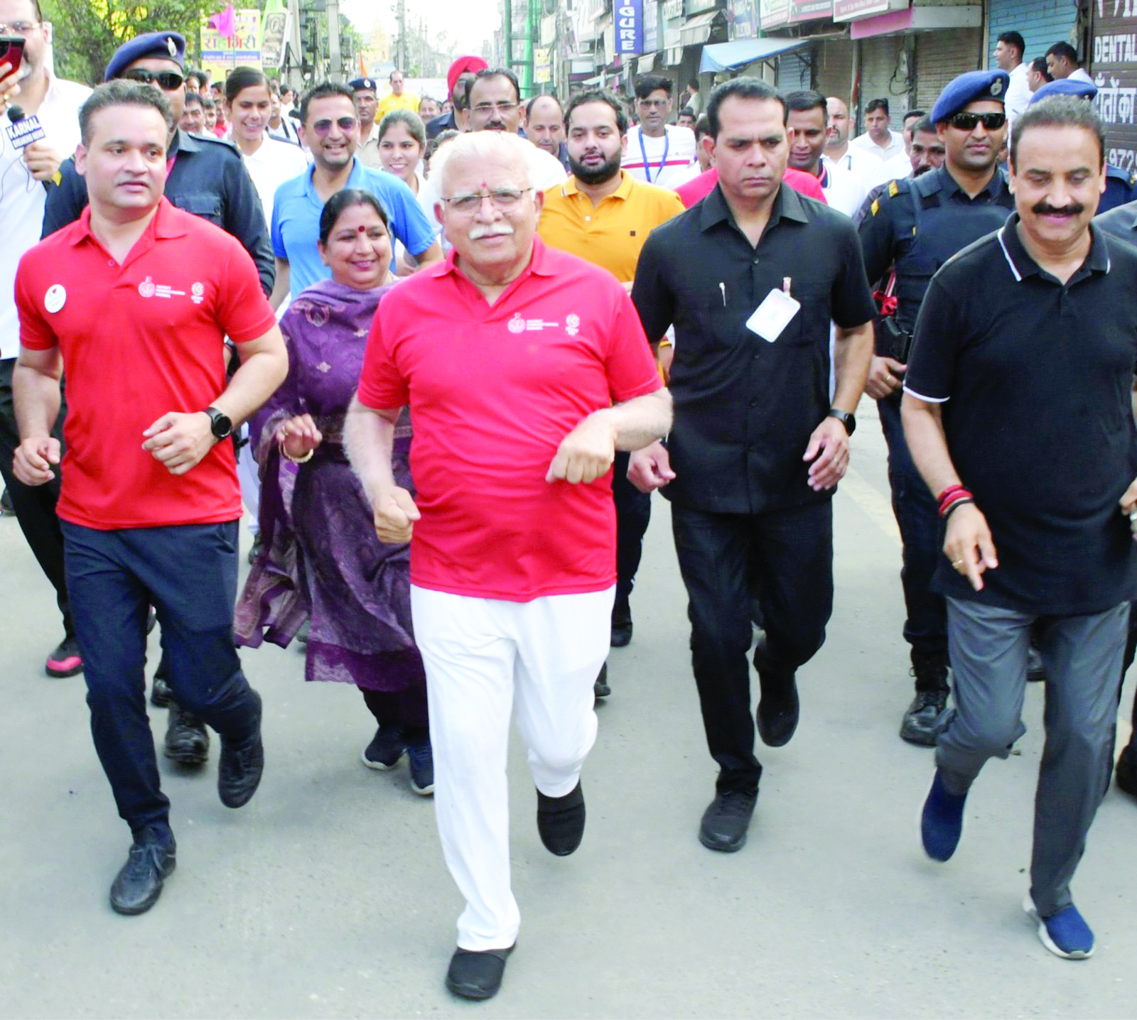 Haryana: Khattar attends ‘Raahgiri’ programme