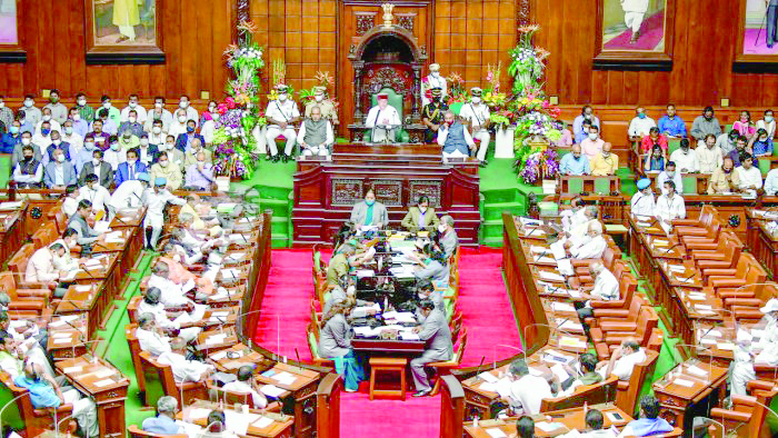 BJP attends Assembly session without legislature party leader in Karnataka