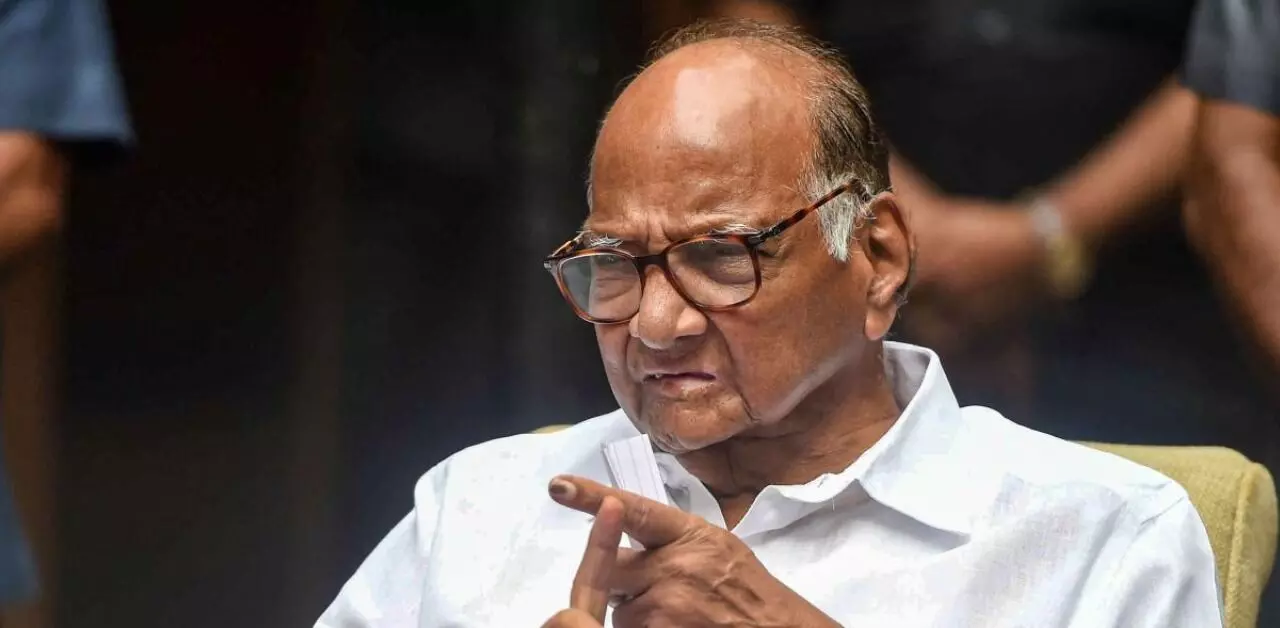 Sharad Pawar pays tribute to mentor Yashwantrao Chavan on Guru Purnima;  A day after party split