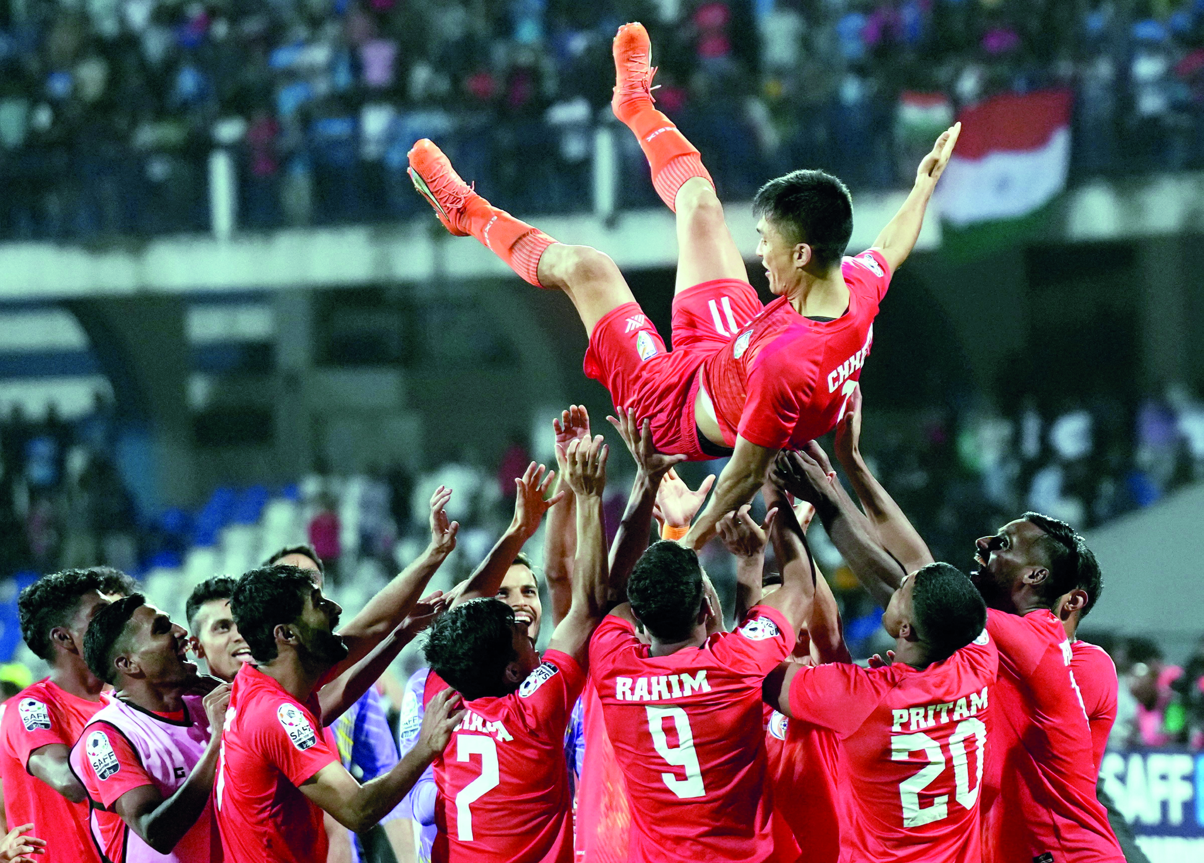 India beat Kuwait in penalty shootout to win SAFF Championships title for 9th time