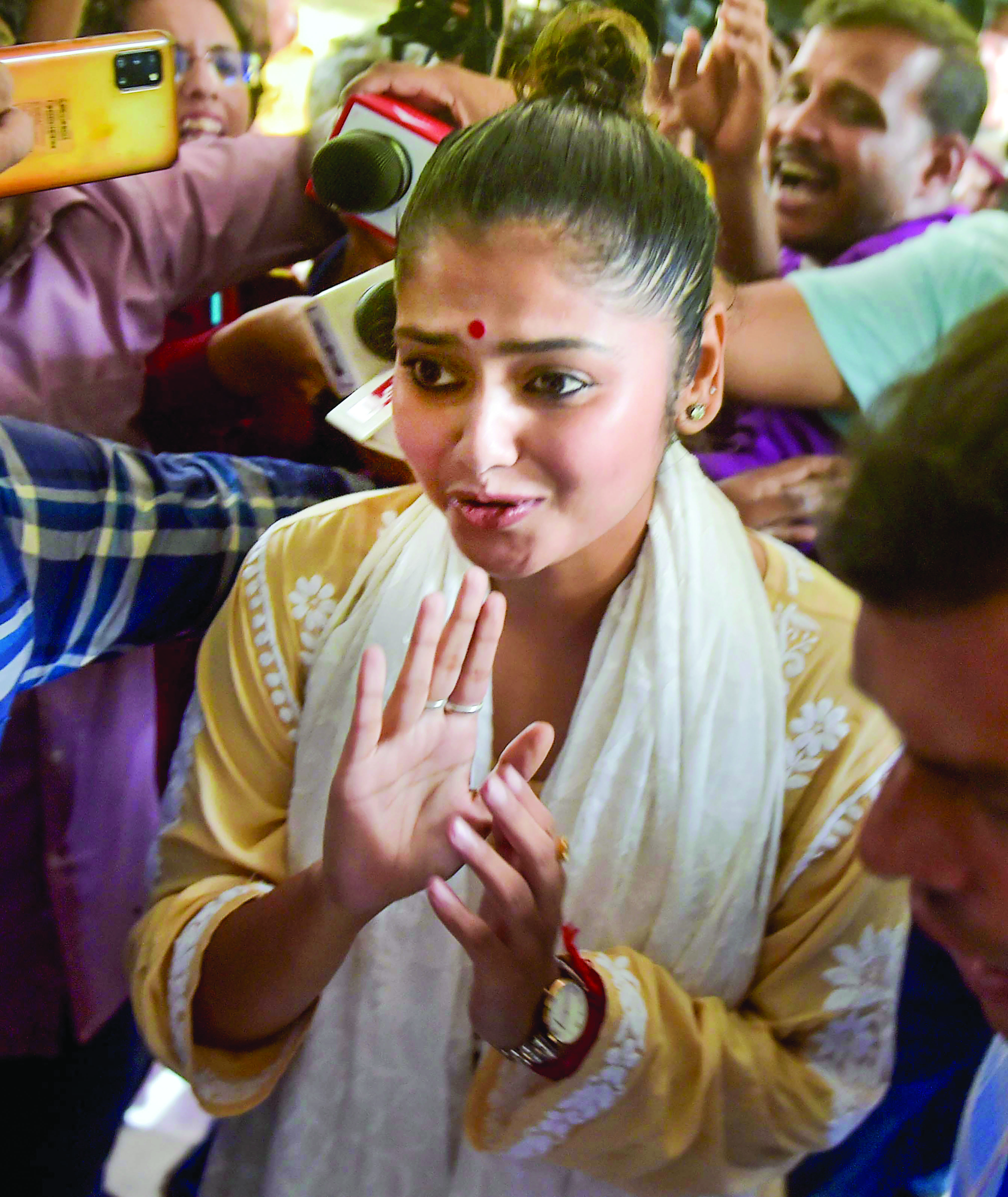 Would be available for questioning after polls, Saayoni tells ED