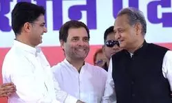Both Sachin Pilot and Ashok Gehlot attend Congress top brass meet to discuss poll strategy Both Sachin Pilot and Ashok Gehlot attend Congress top brass meet to discuss poll strategy
