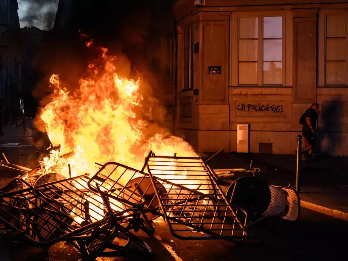 Frances small towns are reeling from the spread of rioting. Now its affecting the countryside