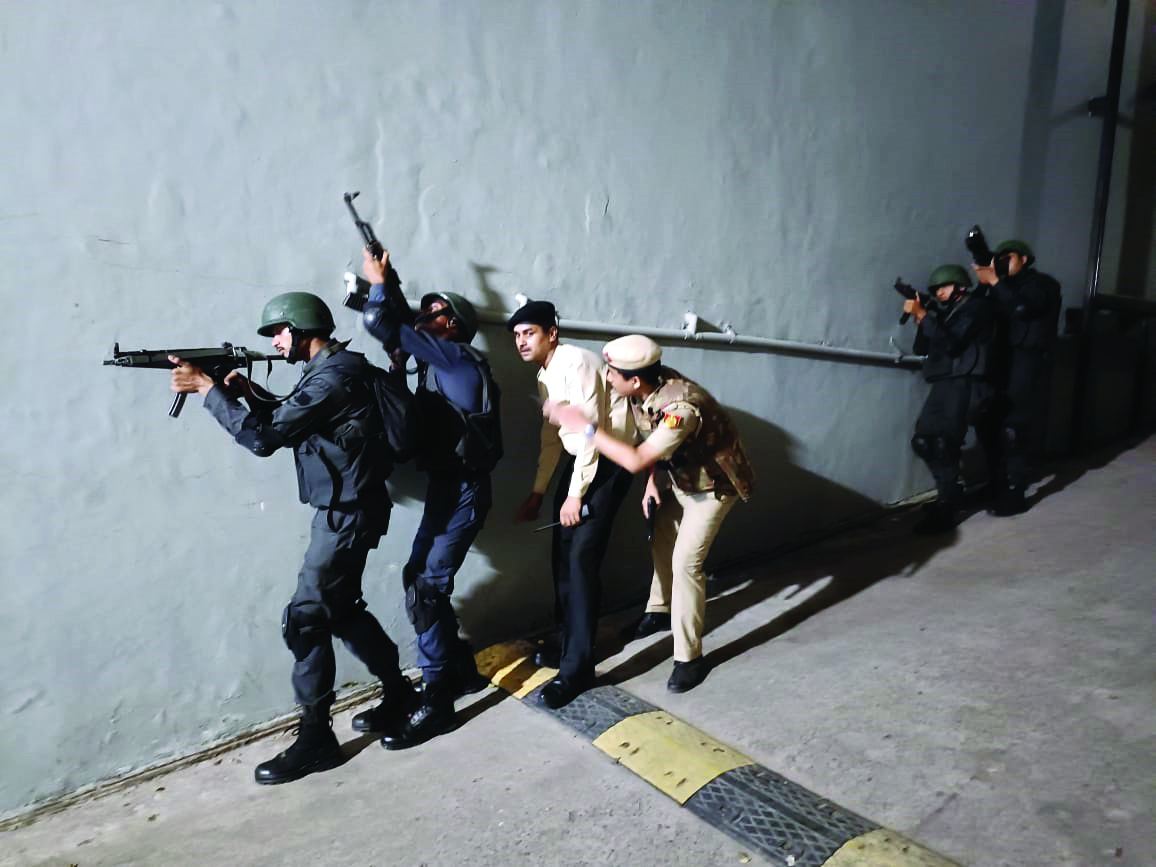 2nd mega counter-terror exercise organised by NSG & Delhi Police 2nd mega counter-terror exercise organised by NSG & Delhi Police