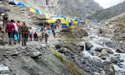 Bad weather forces pilgrims stay put in Jammu base camp on second day of Amarnath Yatra Bad weather forces pilgrims stay put in Jammu base camp on second day of Amarnath Yatra