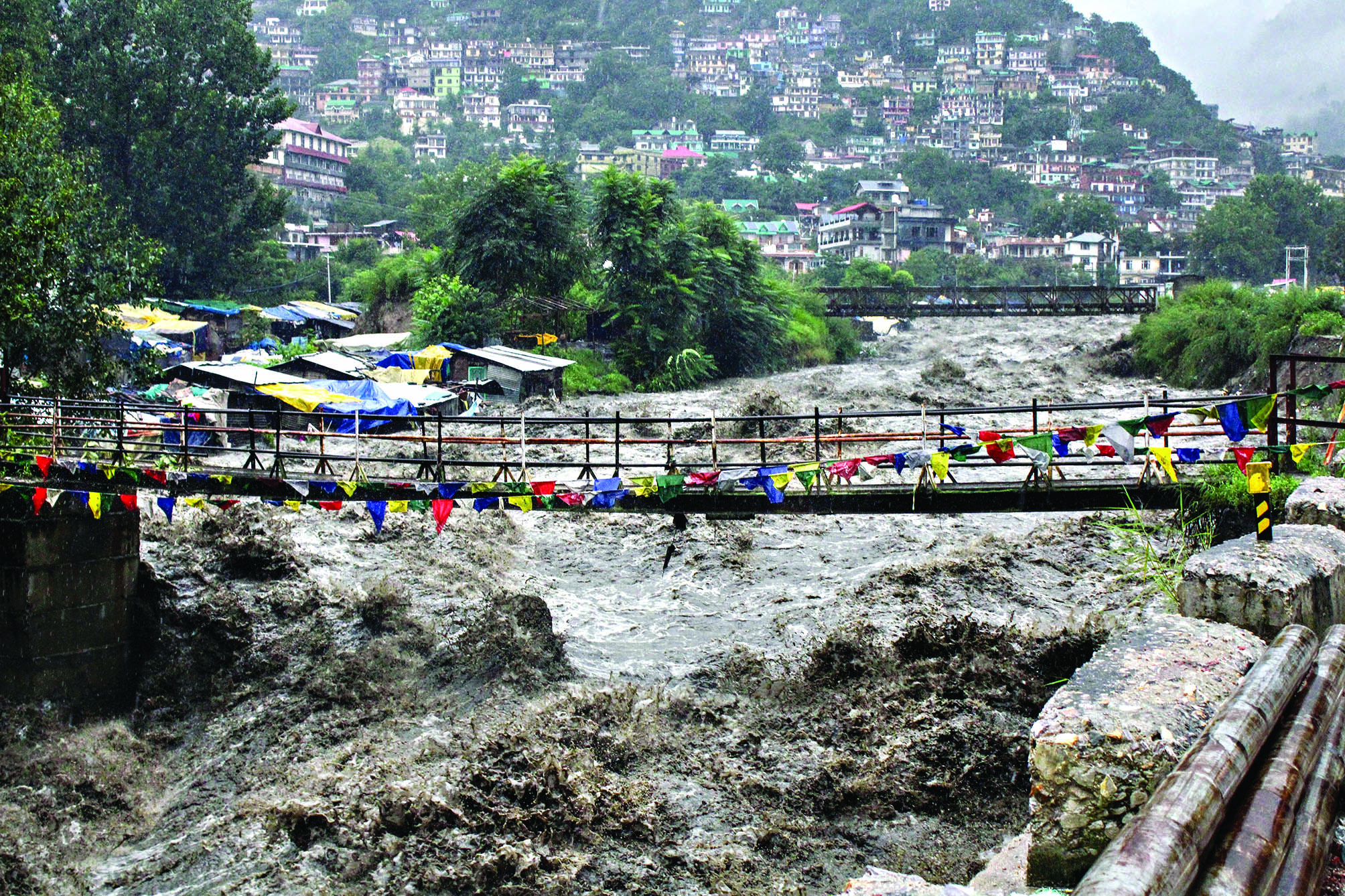 At least 19 dead as heavy rains wreak havoc in north India, rivers in spate