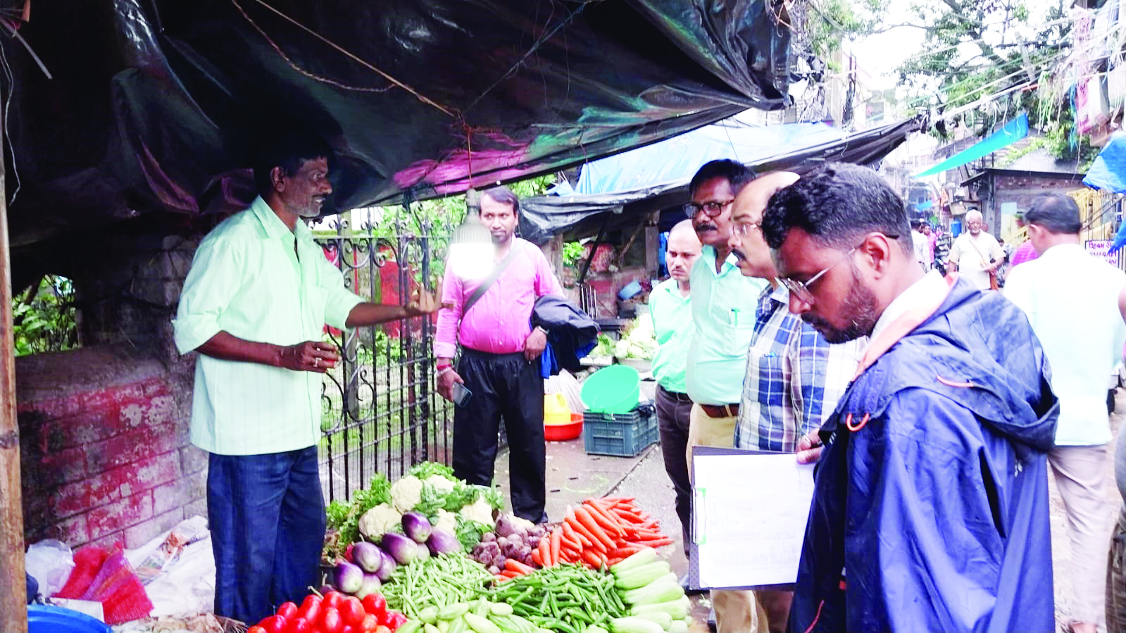 Task Force surveys vegetable markets in Siliguri
