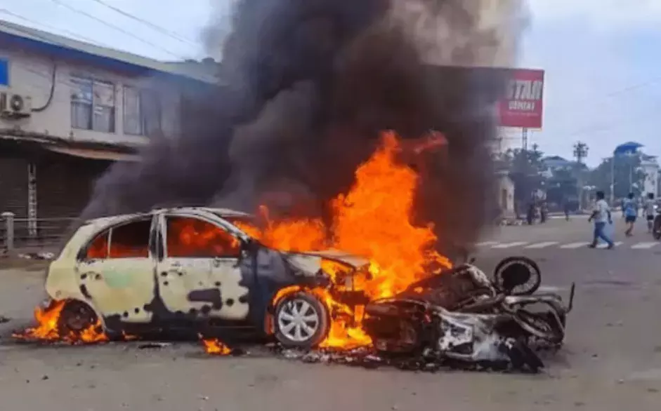 Manipur violence continues; policeman killed, 10 injured in west Kangpokpi Manipur violence continues; policeman killed, 10 injured in west Kangpokpi