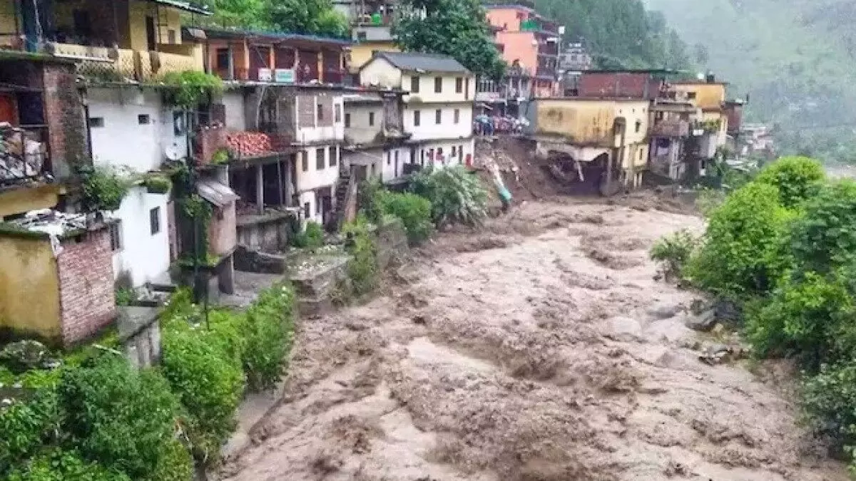 Bridge washed away due to flood in Uttarakhands Jummagad river, contact lost several border villages