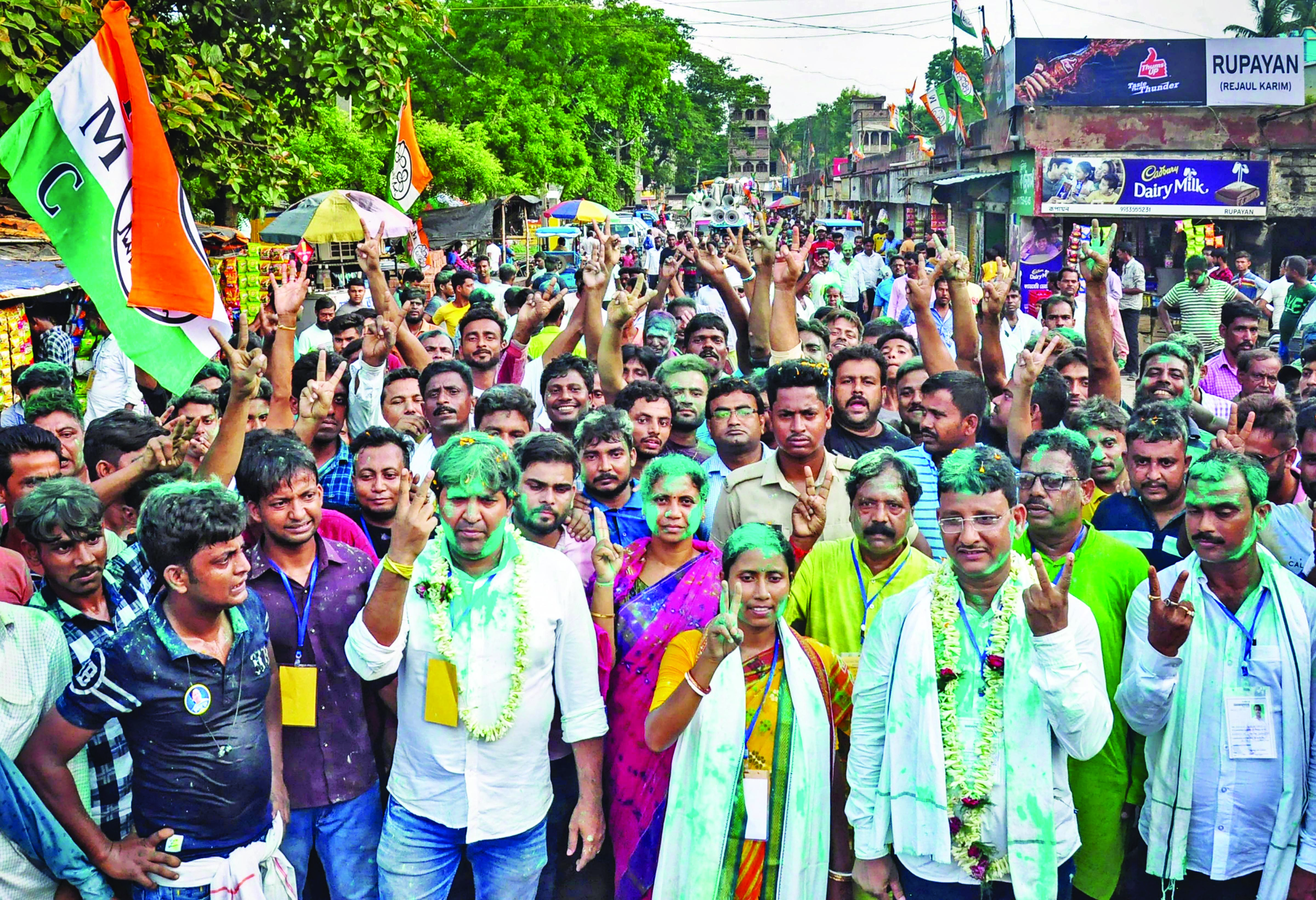 TMC sweeps Jangalmahal, wins 65 Gram Panchayats out of 79 in Jhargram