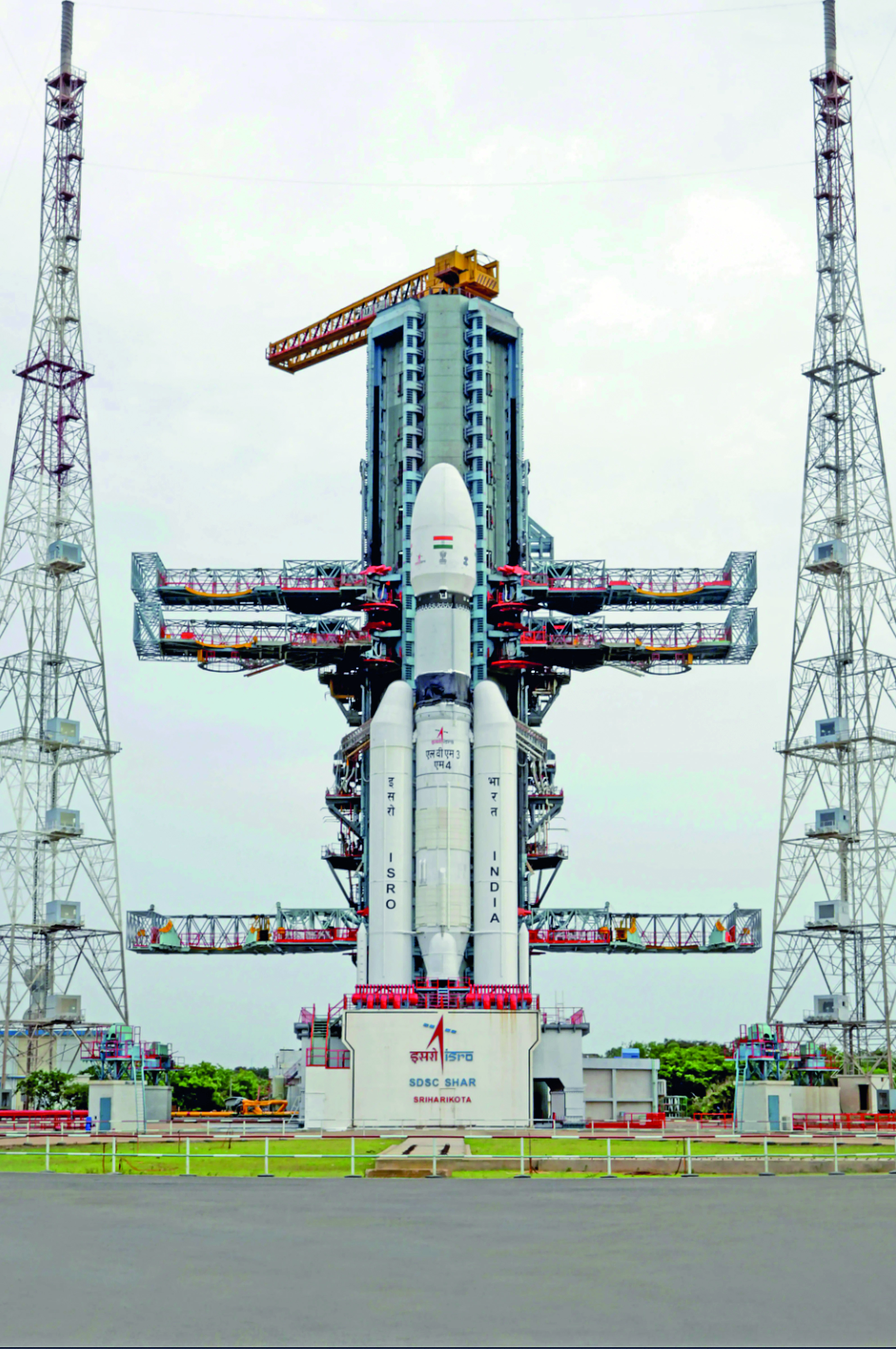 25.30 hours to go before the launch of Chandrayaan 3 mission commences 25.30 hours to go before the launch of Chandrayaan 3 mission commences