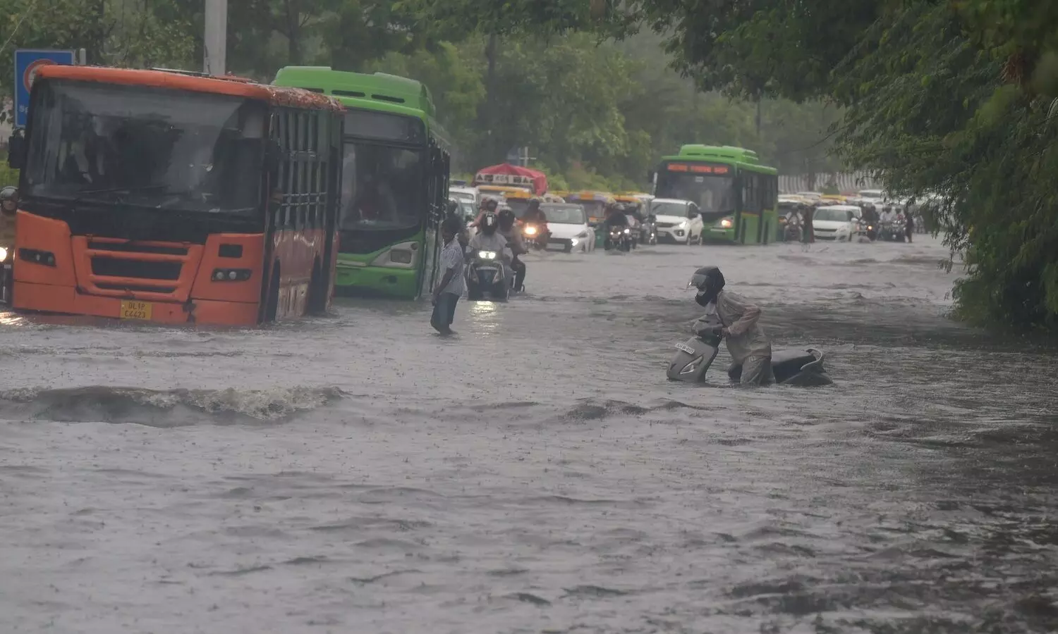 Three boys drown in floodwater in Delhi