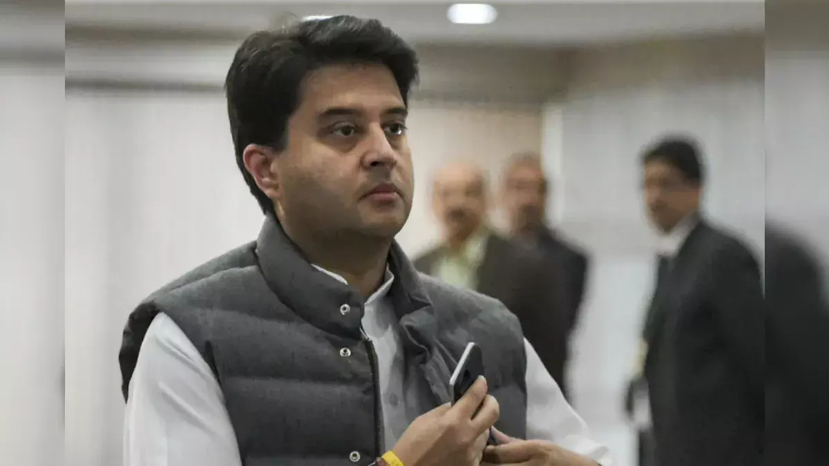 Civil Aviation Minister Jyotiraditya Scindia inaugurates fourth runway at Delhi airport