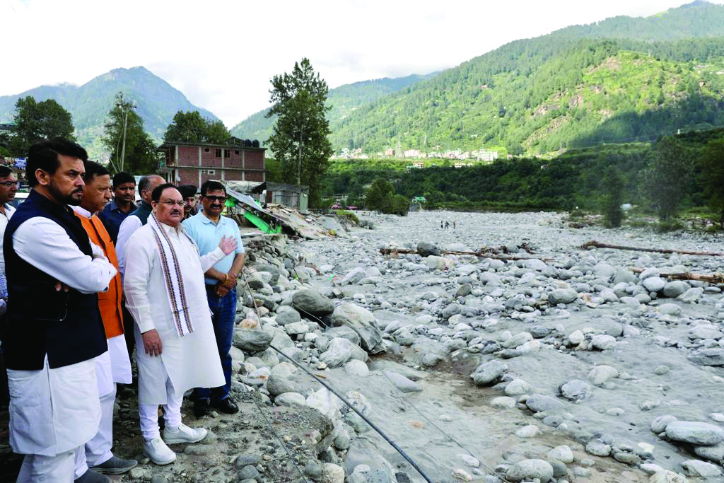Centre approves funds for disaster relief work in HP Centre approves funds for disaster relief work in HP