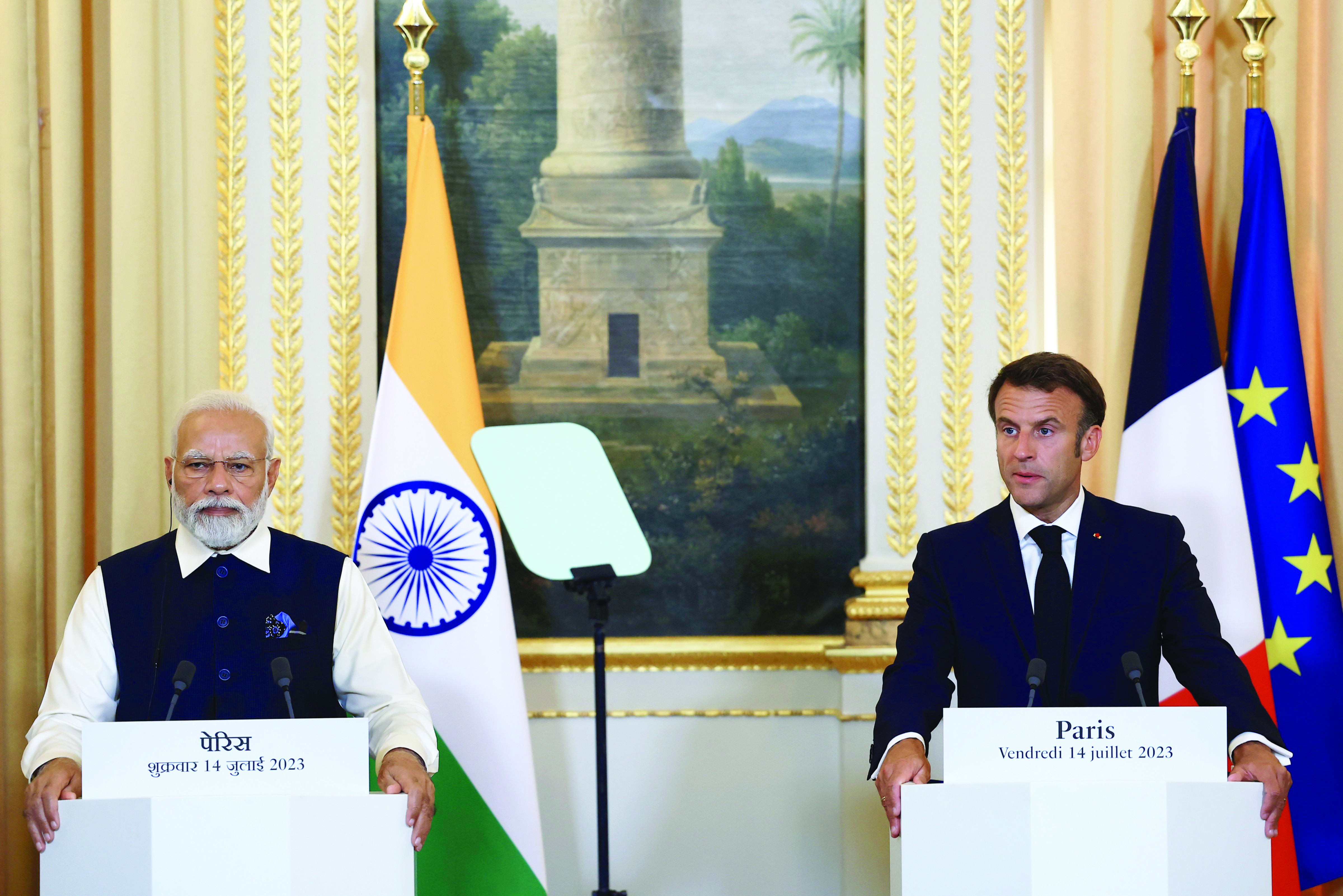 India & France unveil 25-year roadmap to deepen partnership India & France unveil 25-year roadmap to deepen partnership
