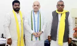 OBC leader Rajbhar meets Shah, joins NDA
