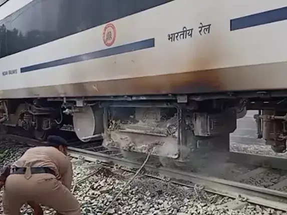 Fire in battery box of Bhopal-Delhi Vande Bharat train; no passenger hurt