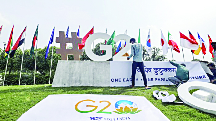 Preparations underway for 18th G-20 summit in Delhi Preparations underway for 18th G-20 summit in Delhi
