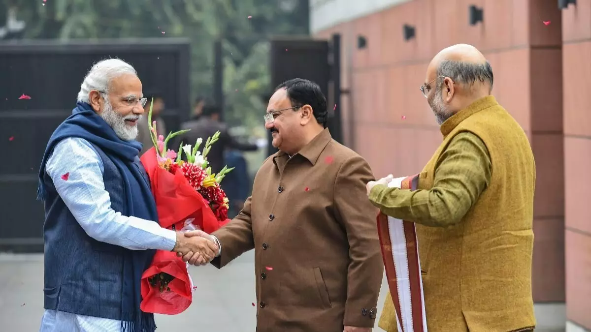 BJP gears up for grand show of strength of its alliance, 38 parties confirm presence