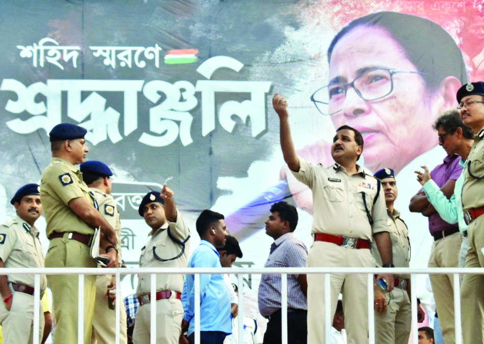Spl forces to guard venue; 9 roads made one way from 4 am to 9 pm