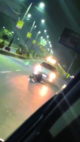 Gzb: Car mows down hapless man, drags him few metres