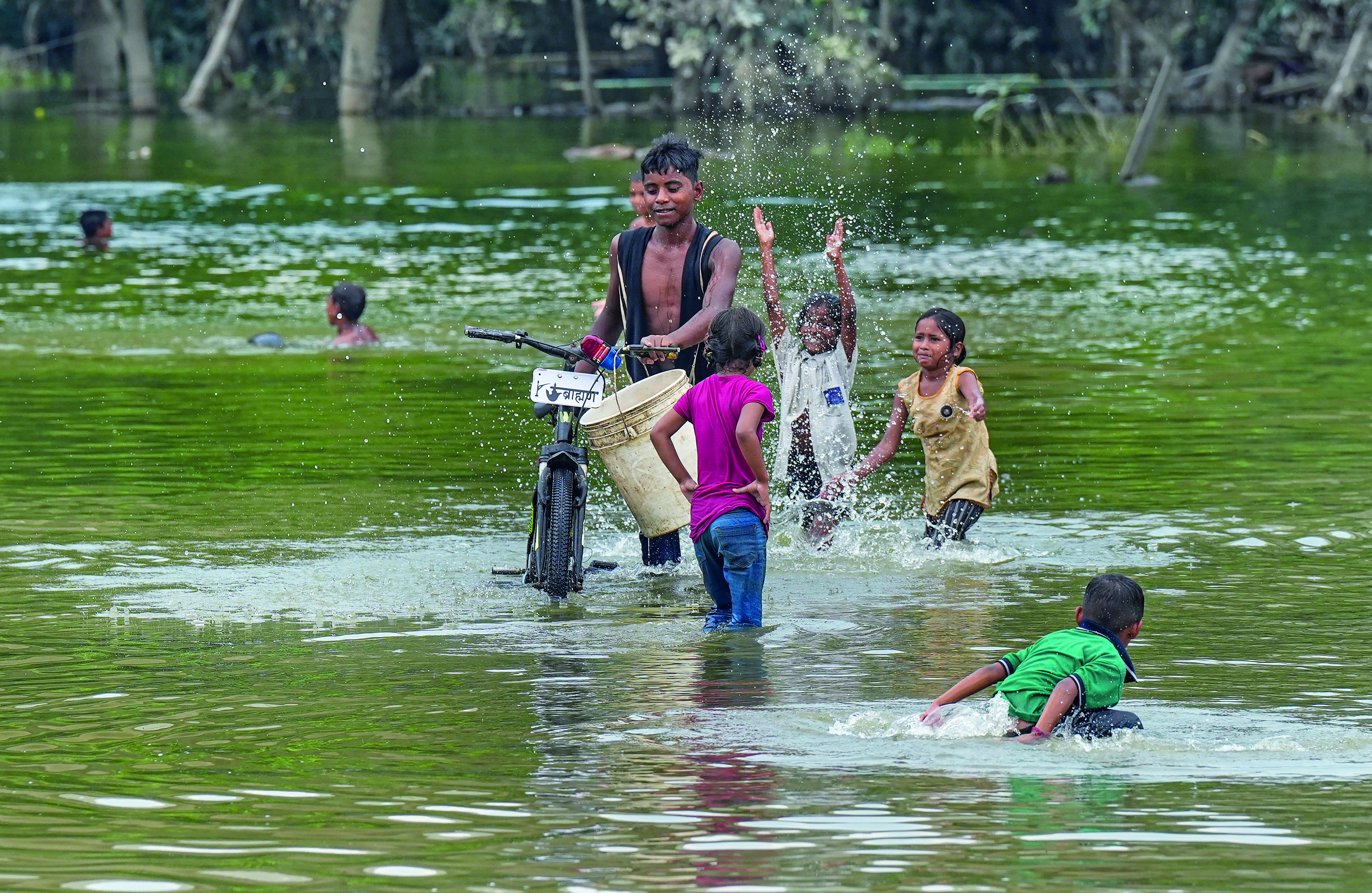 Yamuna water level breaches danger mark again after rains Yamuna water level breaches danger mark again after rains