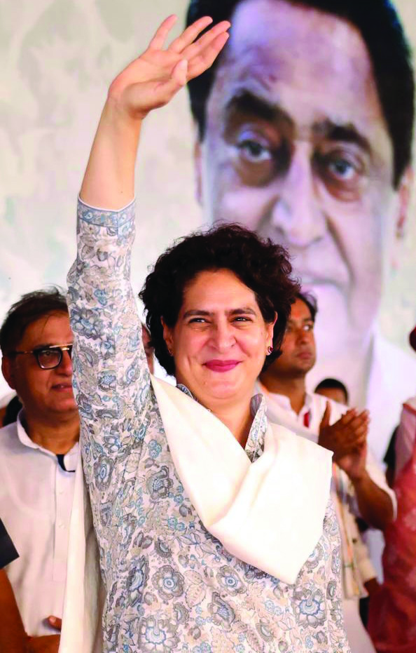 Priyanka addresses rally in MP, targets PM on Manipur Priyanka addresses rally in MP, targets PM on Manipur