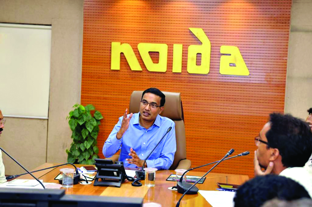 Lokesh M takes charge as Noida Authority CEO Lokesh M takes charge as Noida Authority CEO
