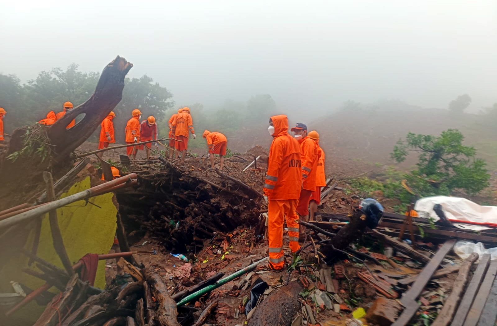 Death toll in landslide at Maharashtra village on the rise Death toll in landslide at Maharashtra village on the rise