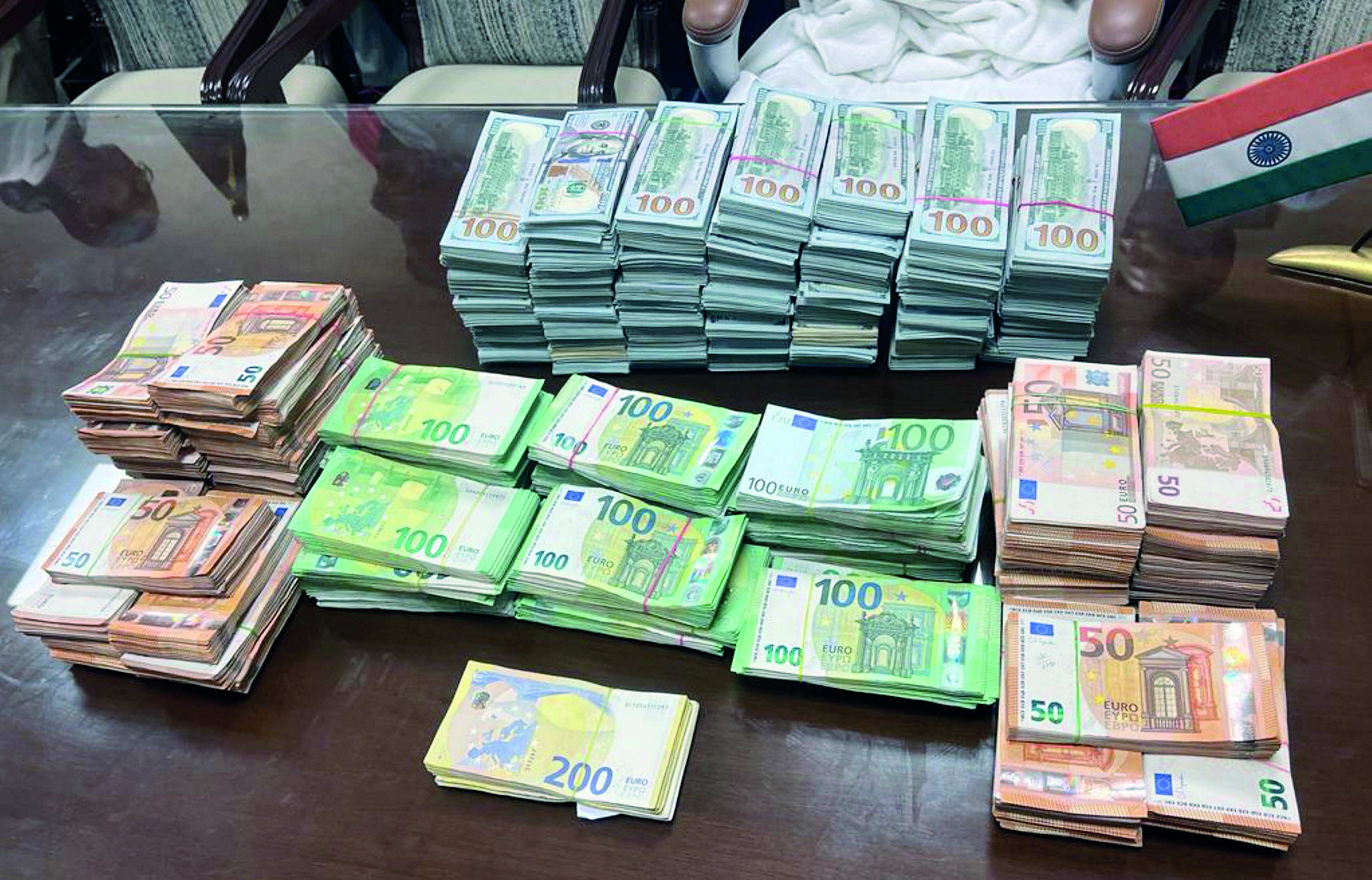 Customs makes ‘biggest ever’ seizure of foreign currency worth over Rs 10 cr