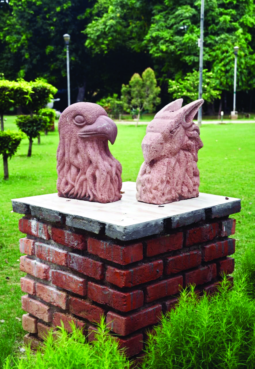 Jamia students and faculty breathe   new life into campus with sculptures