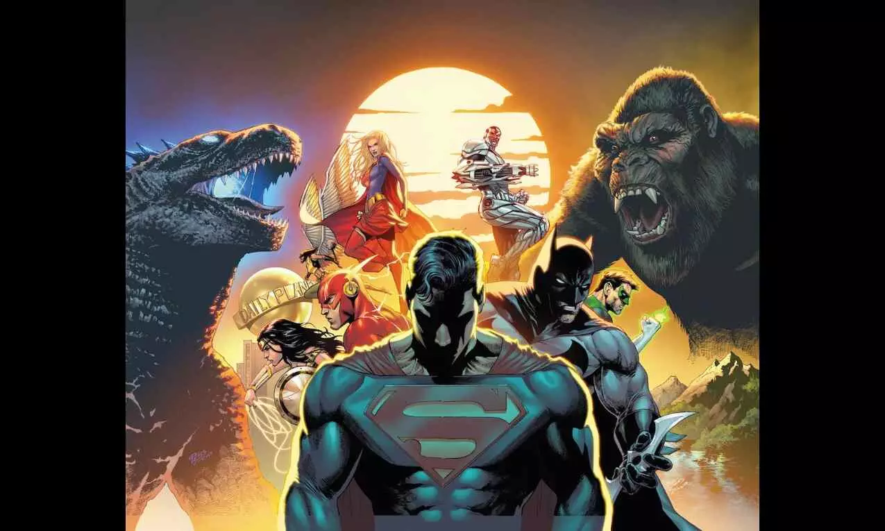 DC superheroes to fight with monster legends Godzilla and Kong