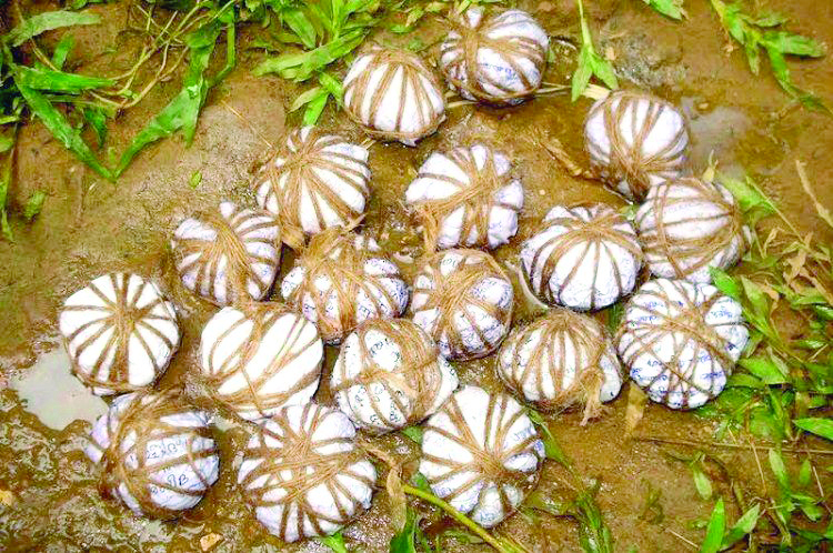 Child injured in crude bomb explosion