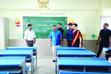 CM inaugurates new 4-storey govt school with 62 classrooms CM inaugurates new 4-storey govt school with 62 classrooms