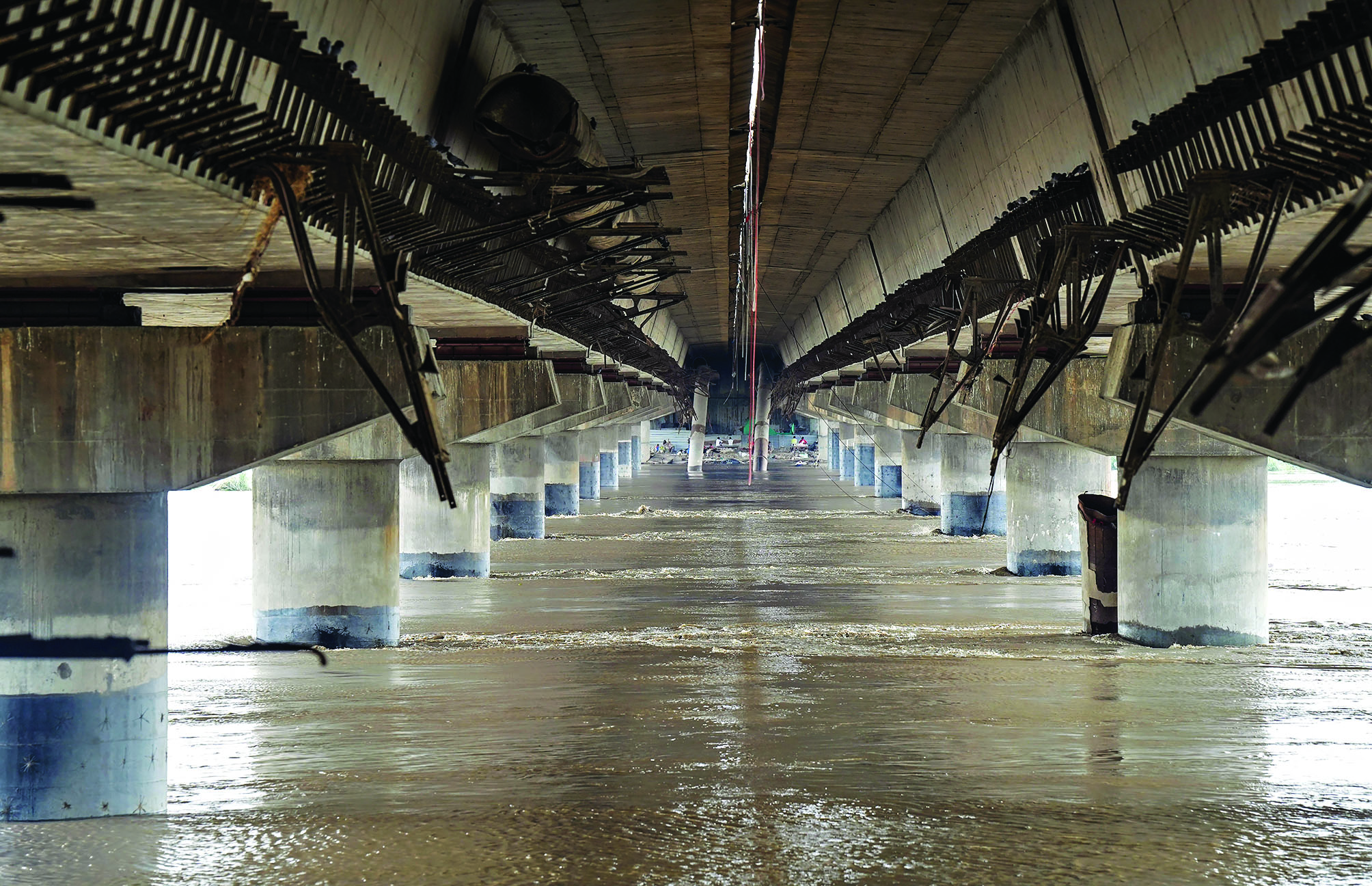 Yamuna recedes Yamuna recedes