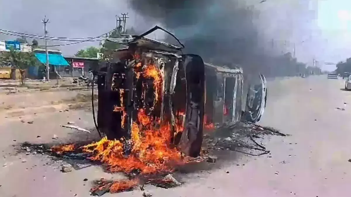 Haryana violence: BJP says clash part of larger conspiracy, questions Congress role