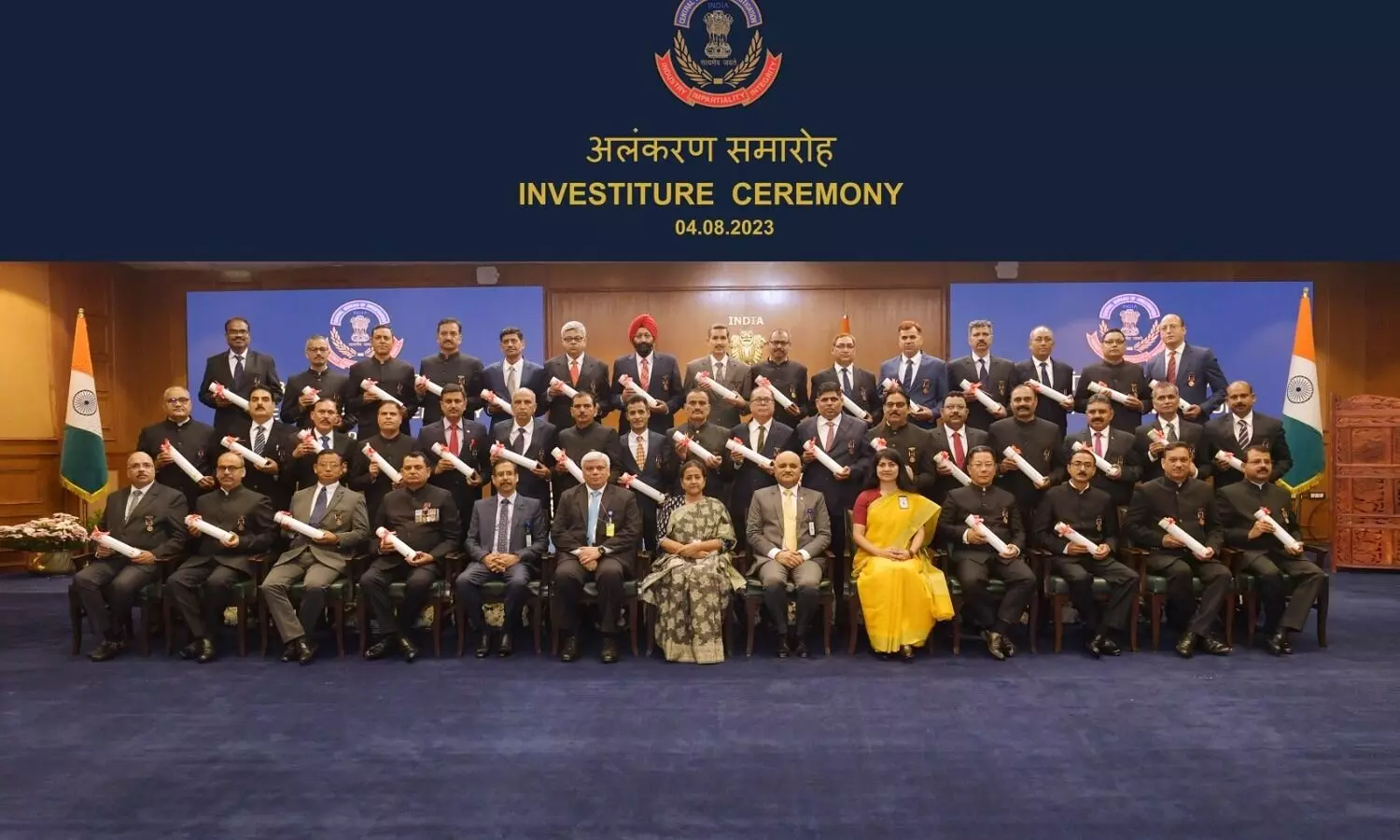 CBI organises investiture ceremony, awards 40 officers