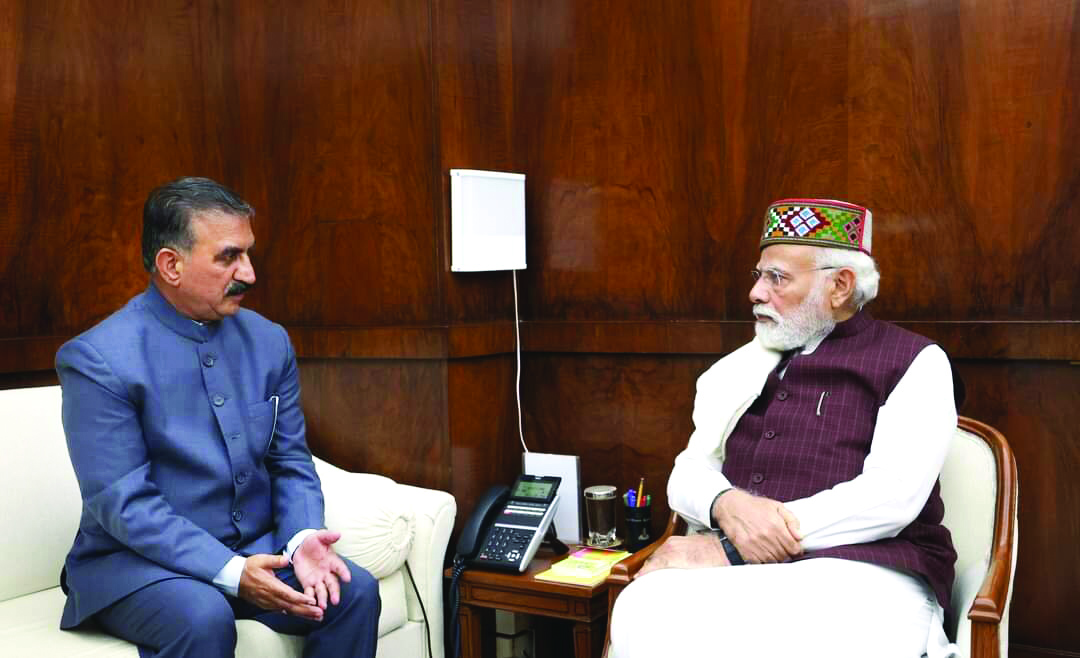 Himachal CM meets PM, gets assurance on immediate help for the losses due to flood Himachal CM meets PM, gets assurance on immediate help for the losses due to flood