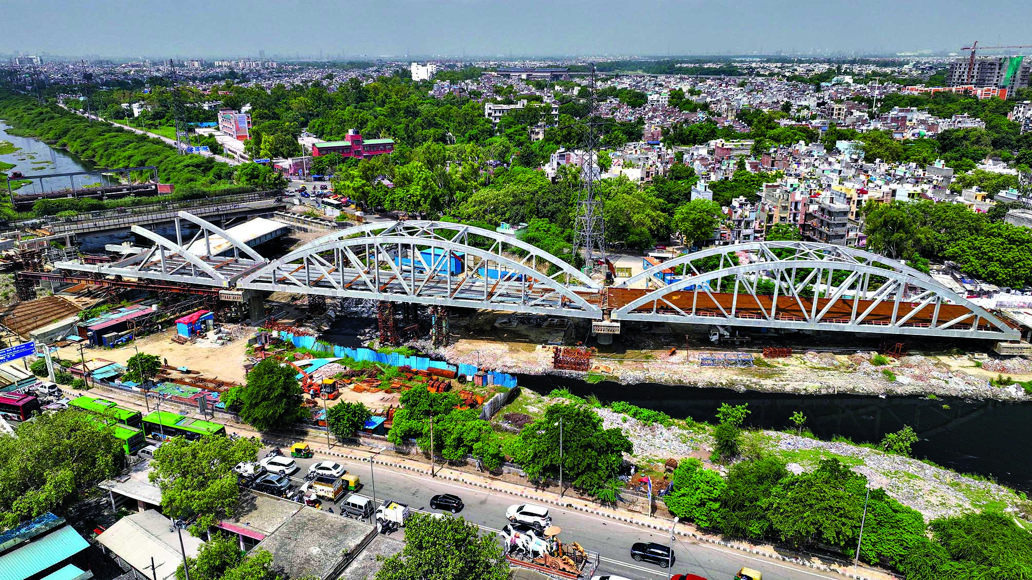 2 spl steel spans installed in Kondali 2 spl steel spans installed in Kondali