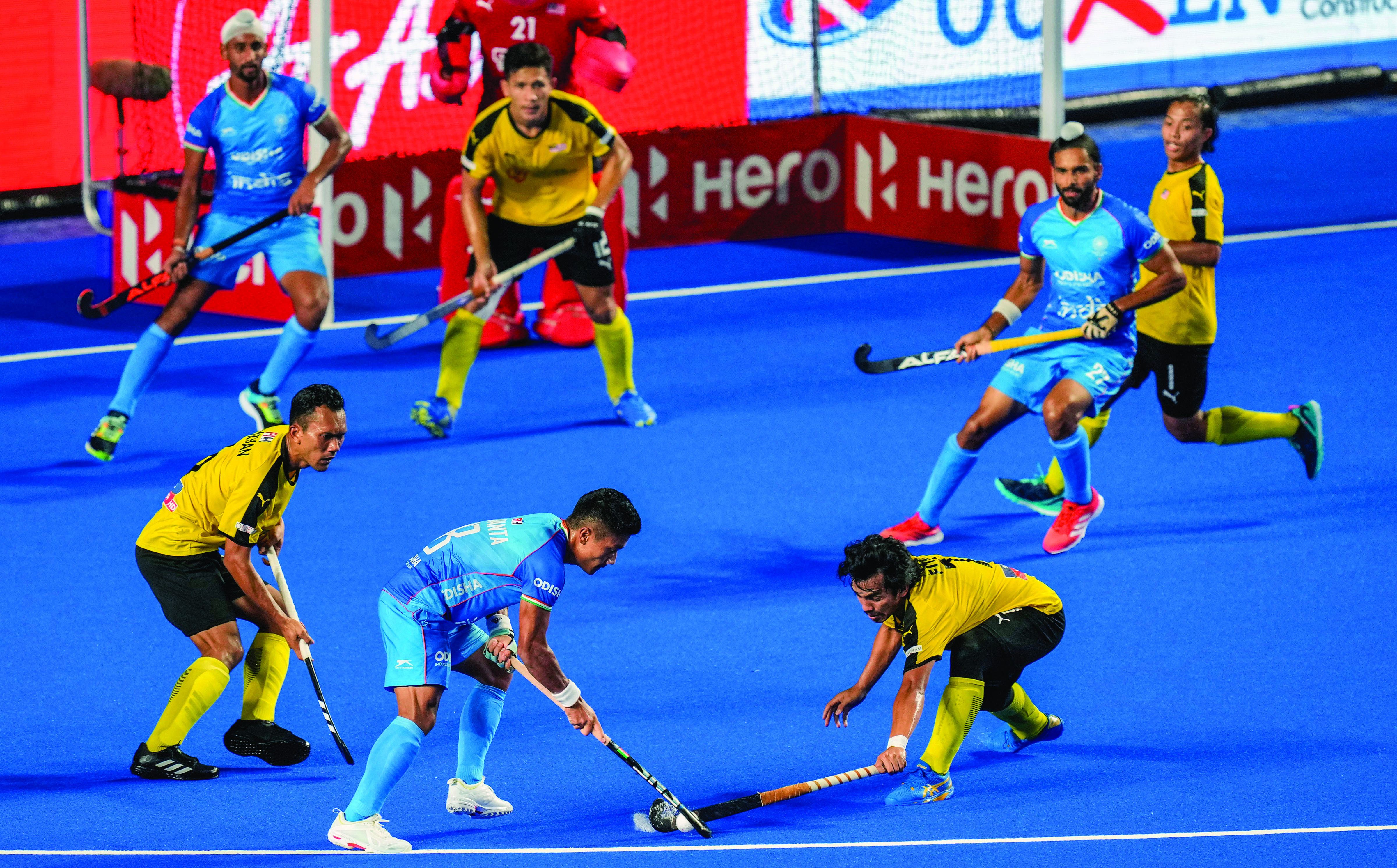 ACT 2023: India crush Malaysia 5-0, inch closer to semi-finals ACT 2023: India crush Malaysia 5-0, inch closer to semi-finals