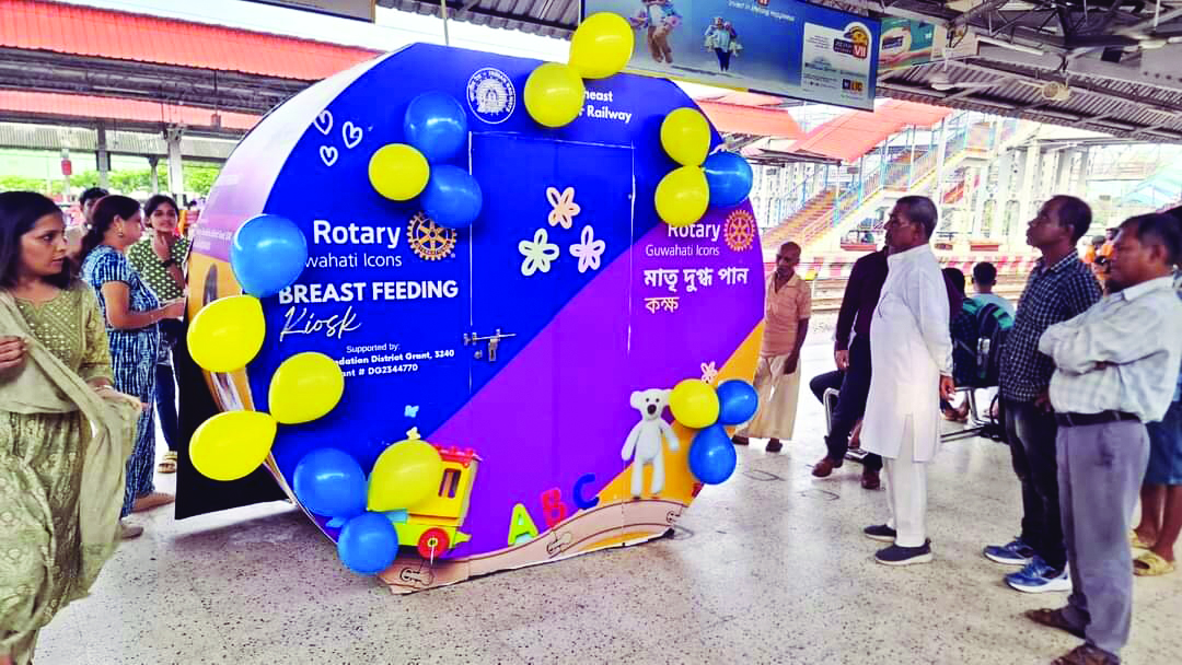 NF Railway sets up breastfeeding kiosks NF Railway sets up breastfeeding kiosks