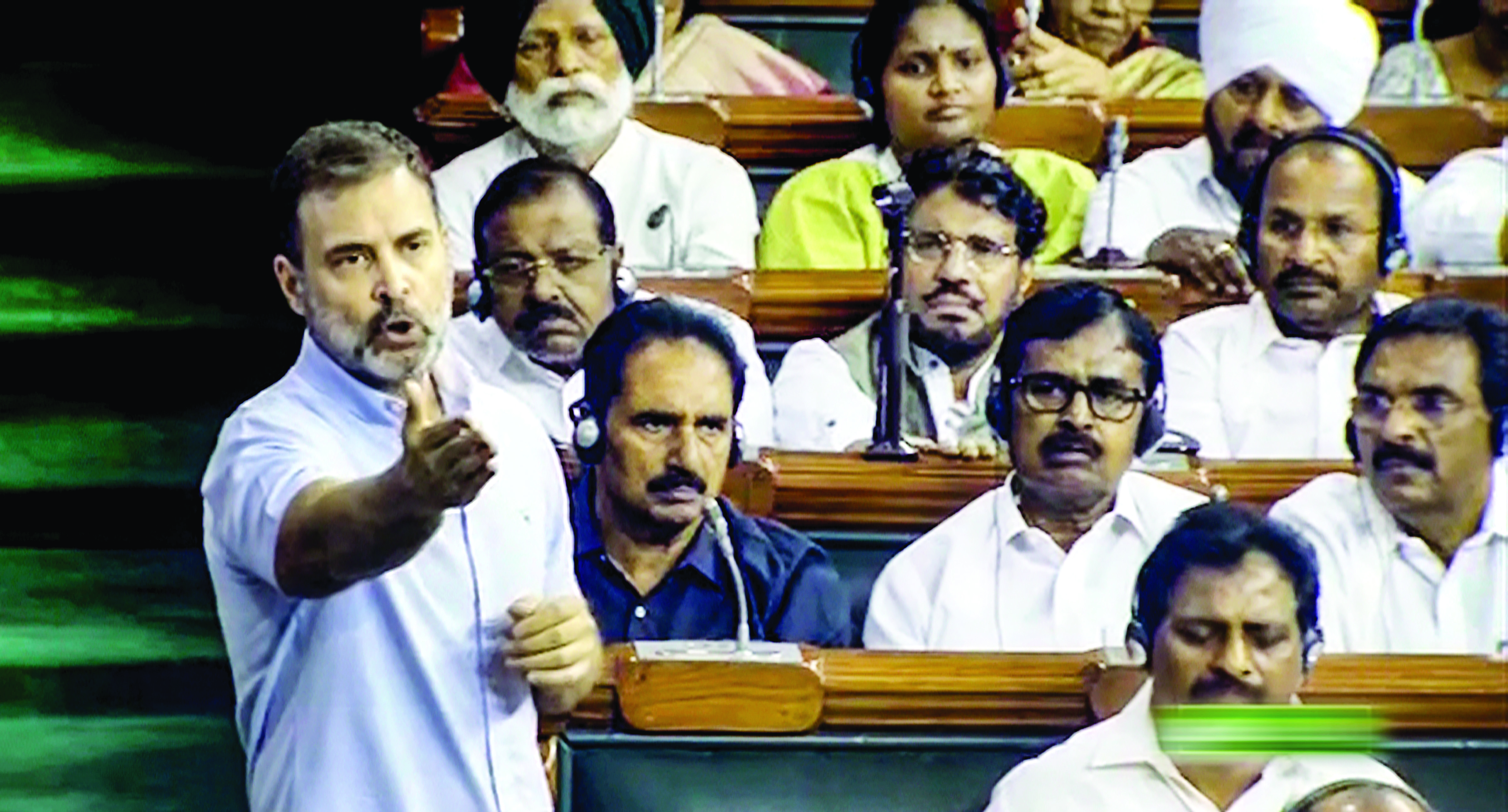 BJP woman MPs seek action against Rahul Gandhi for blowing flying kiss in Lok Sabha