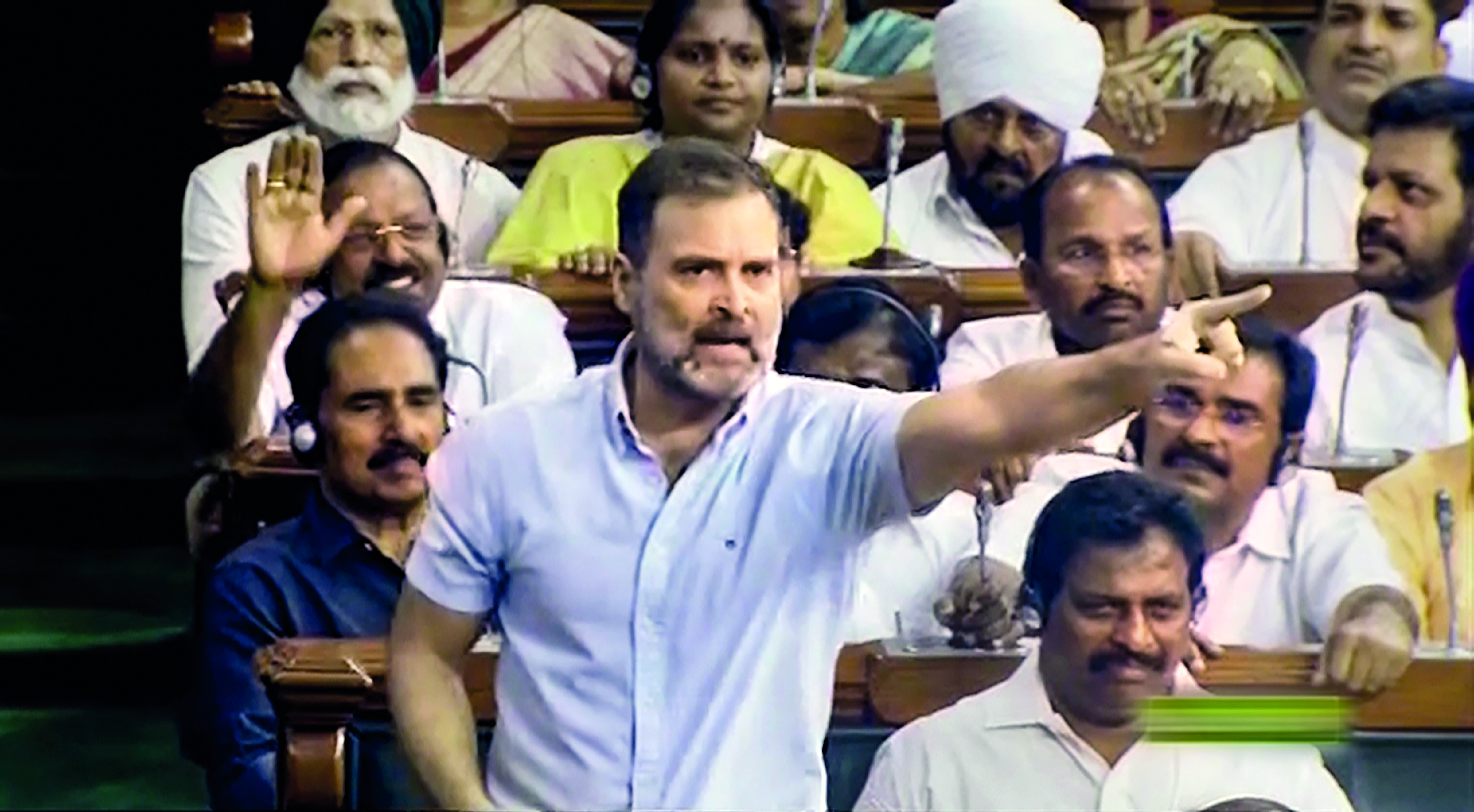 BJP ‘murdered Bharat Mata’ in Manipur: Rahul in Lok Sabha