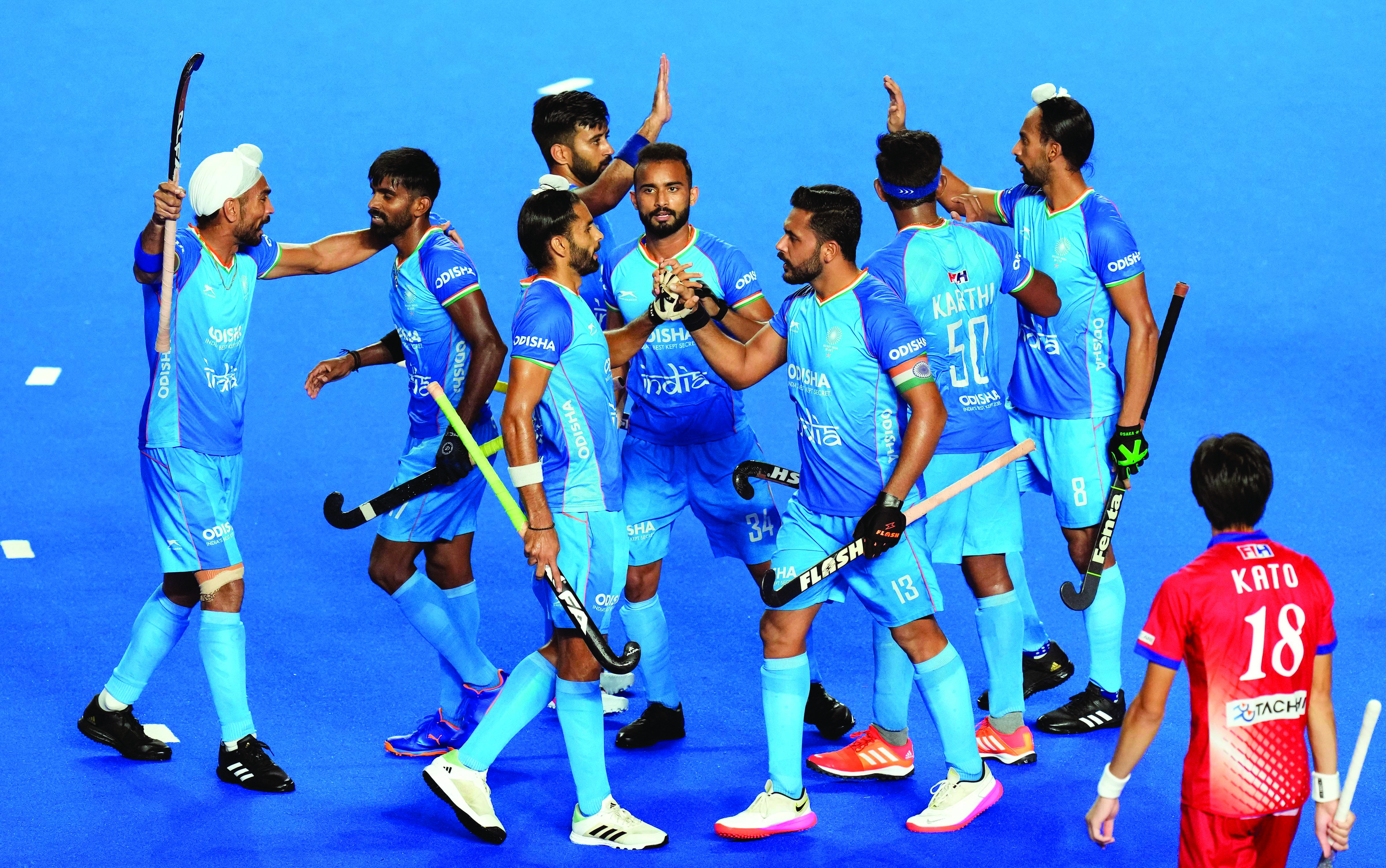 India maul Japan 5-0 to enter final of Asian Champions Trophy India maul Japan 5-0 to enter final of Asian Champions Trophy