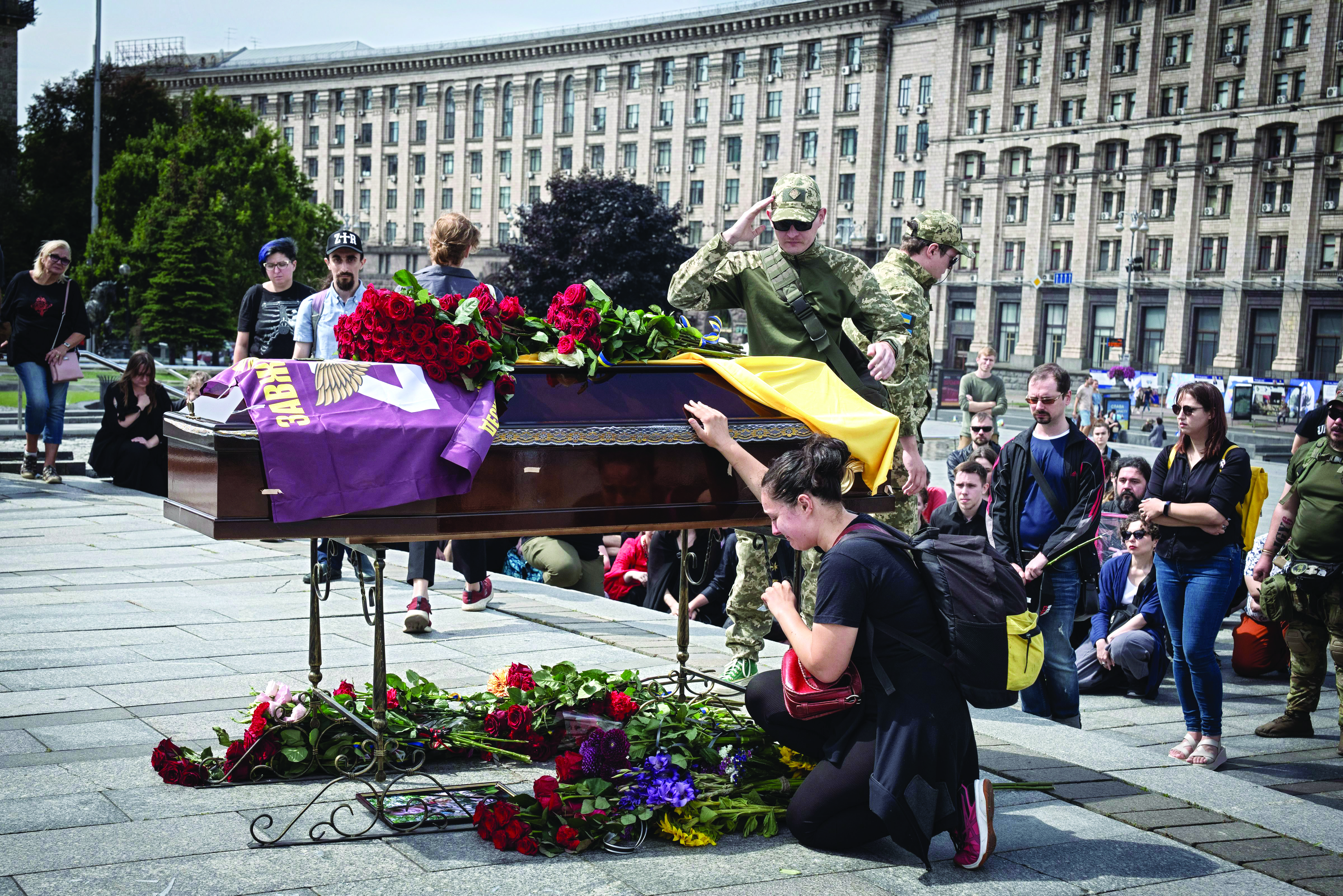 Seven including baby killed in Ukraine after Russian shelling