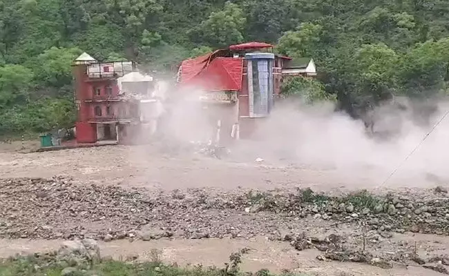 Amid torrential rain in Uttarakhand, defence building collapses